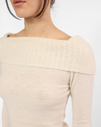 Regina Knit Sweater - Ivory