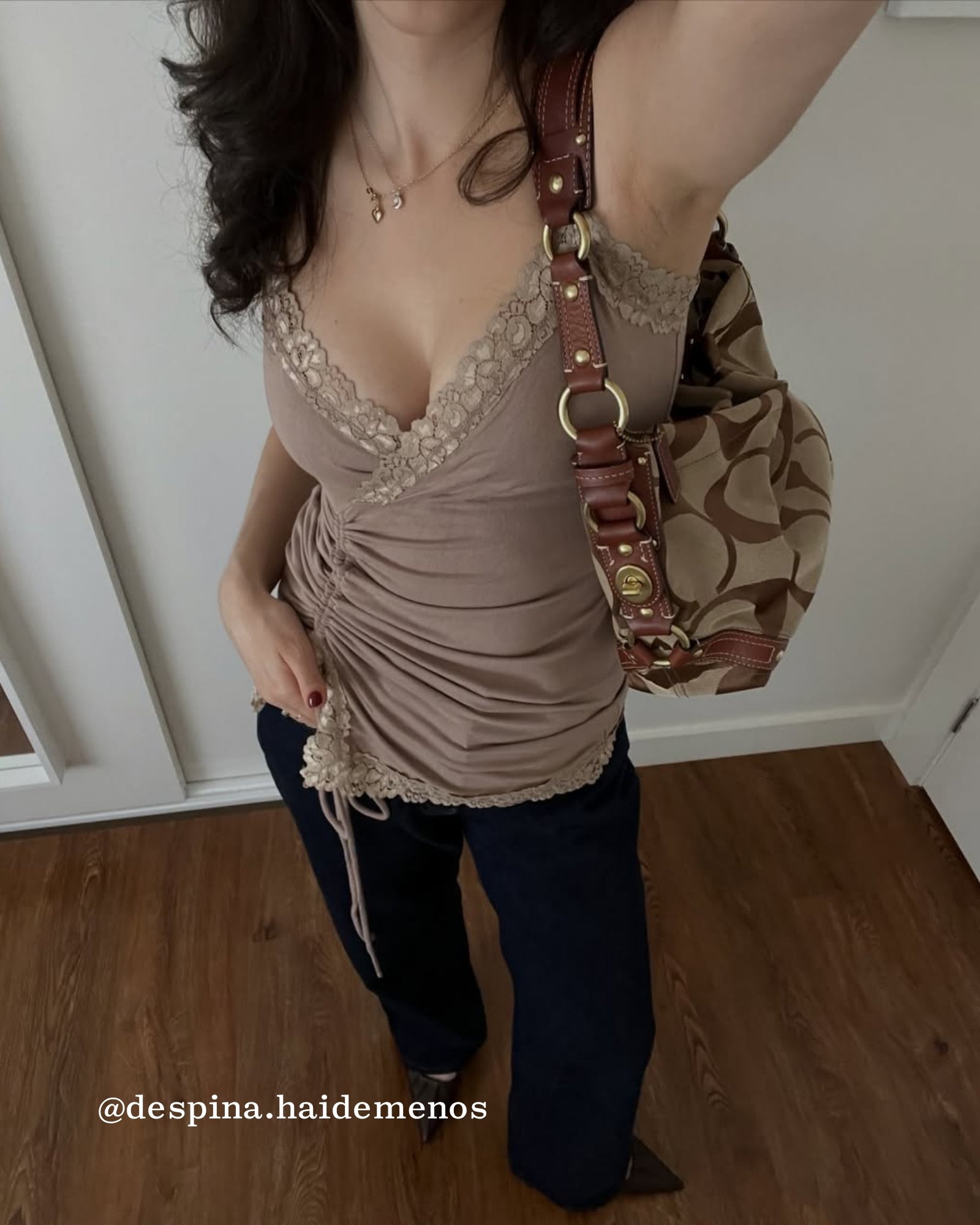 Adjustable Drawstring Lace Cami