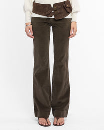 Lowrise Corduroy Flare Pants