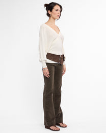 Lowrise Corduroy Flare Pants