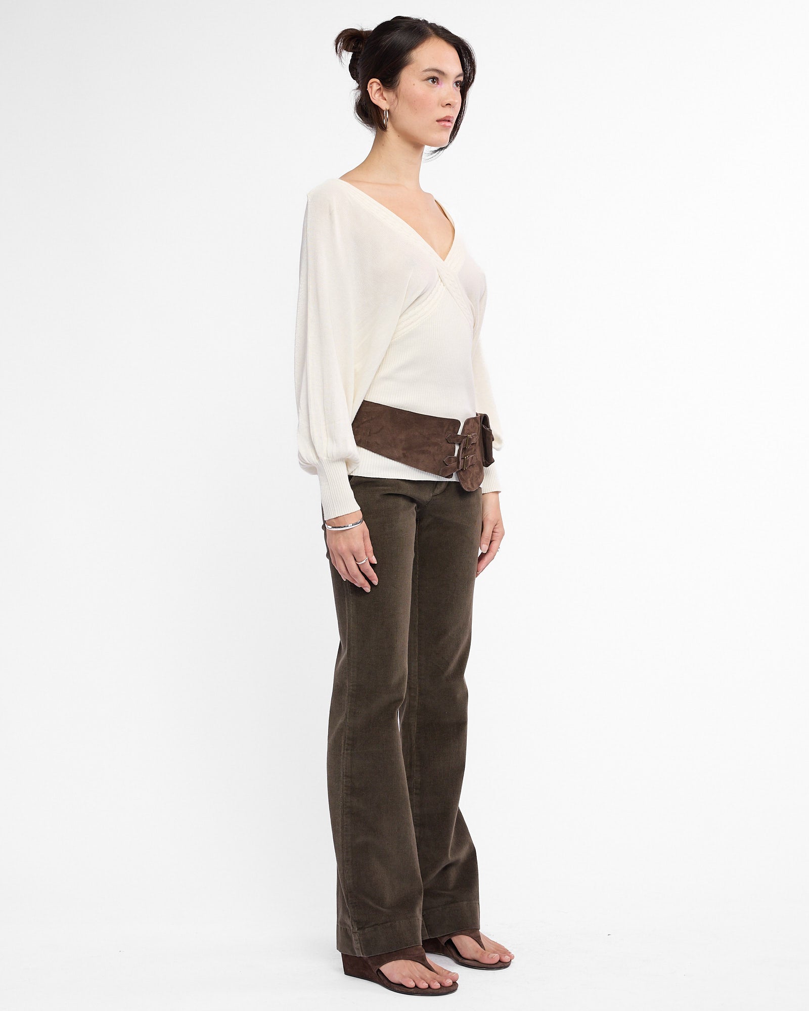 Lowrise Corduroy Flare Pants