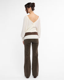 Lowrise Corduroy Flare Pants