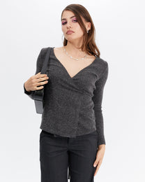 Wrap Wool Long Sleeve