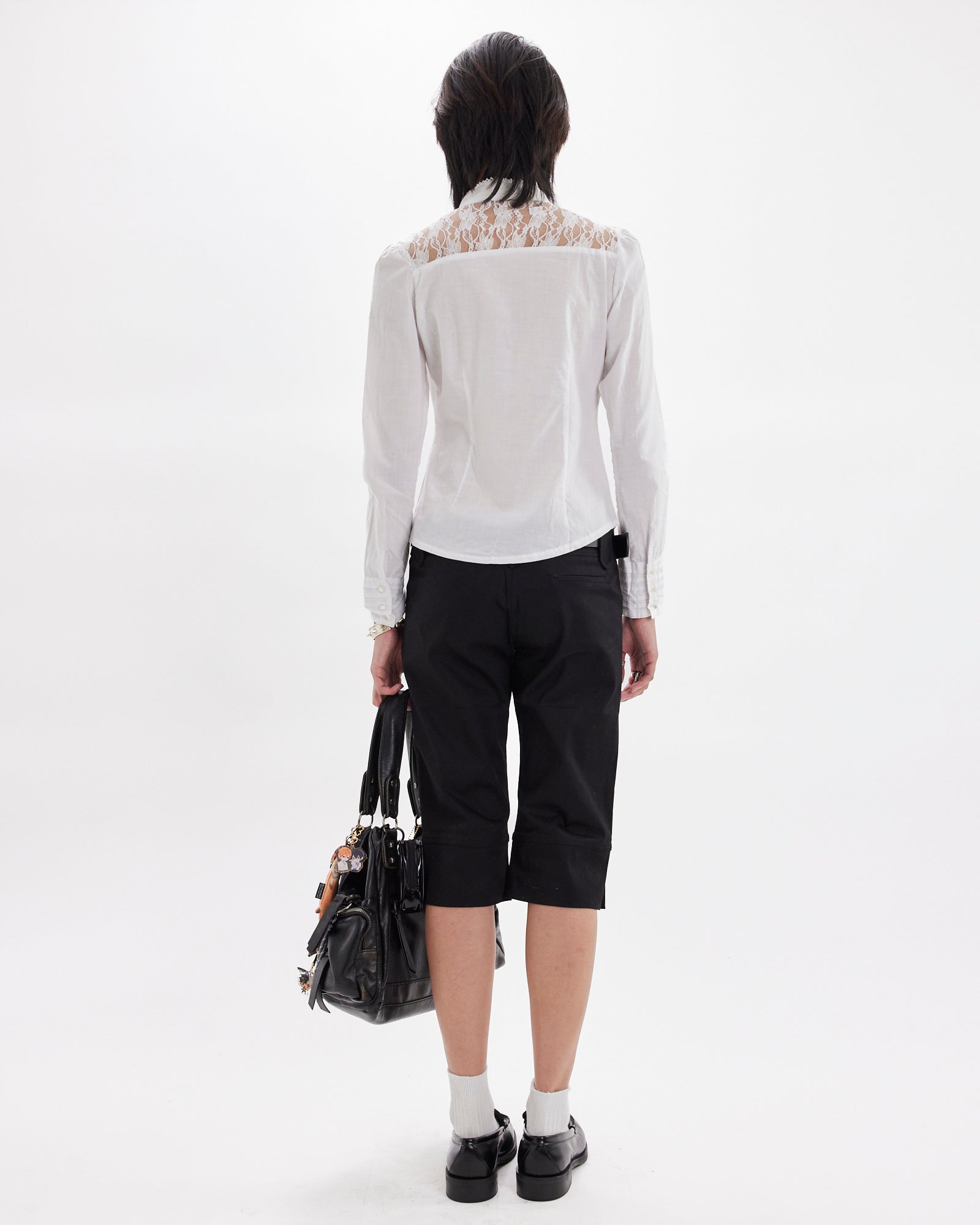 Frill Lace Button Up Blouse