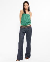 Stretch Cotton Tailored Pants