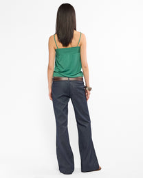 Stretch Cotton Tailored Pants