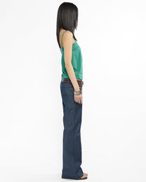 Braided Spaghetti Strap Cami - Jade