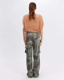 Soft Camo Cargo Pants