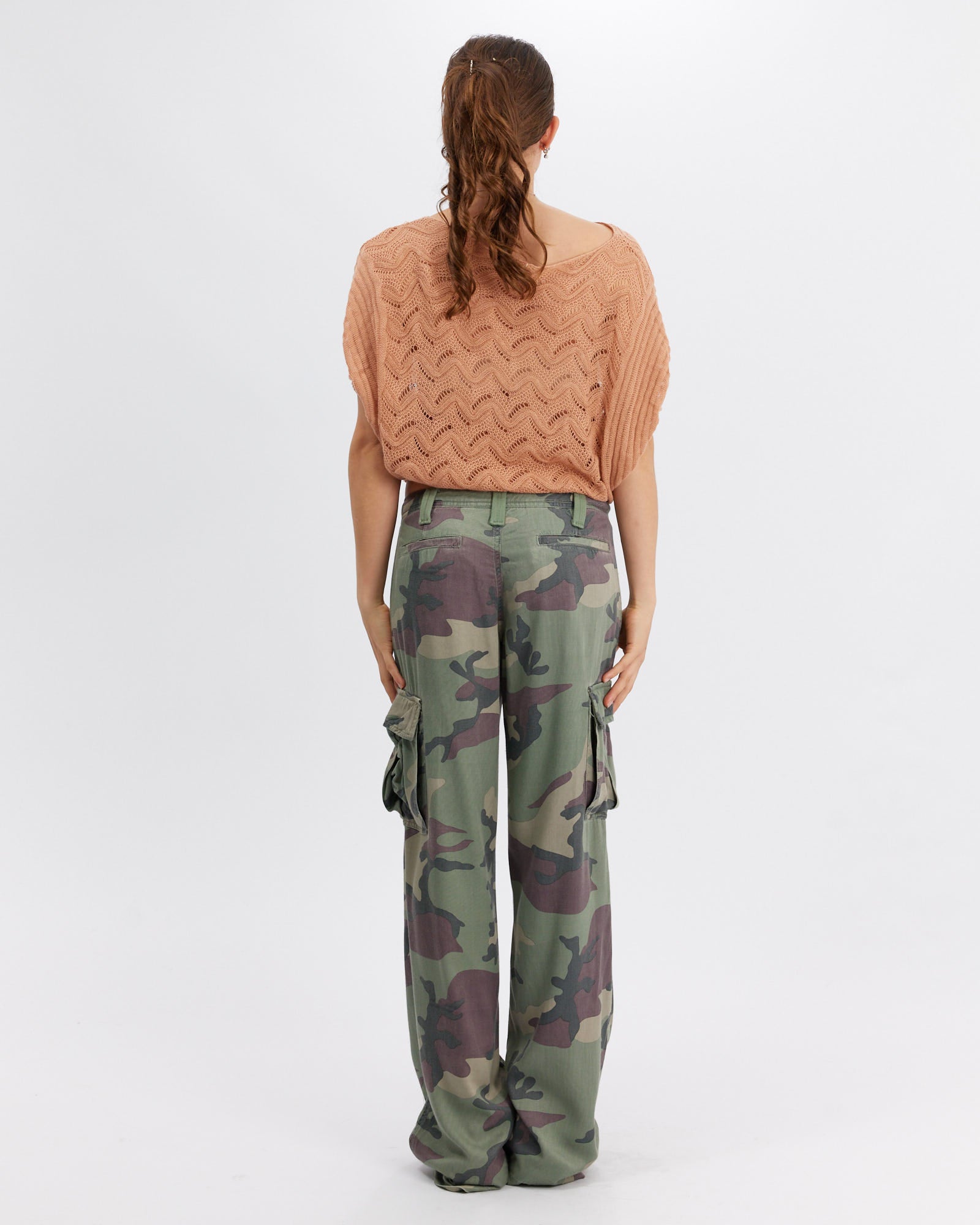 Soft Camo Cargo Pants