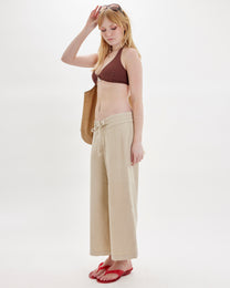 Light Corduroy Cropped Pant