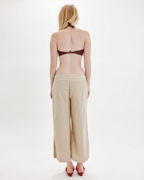 Light Corduroy Cropped Pant
