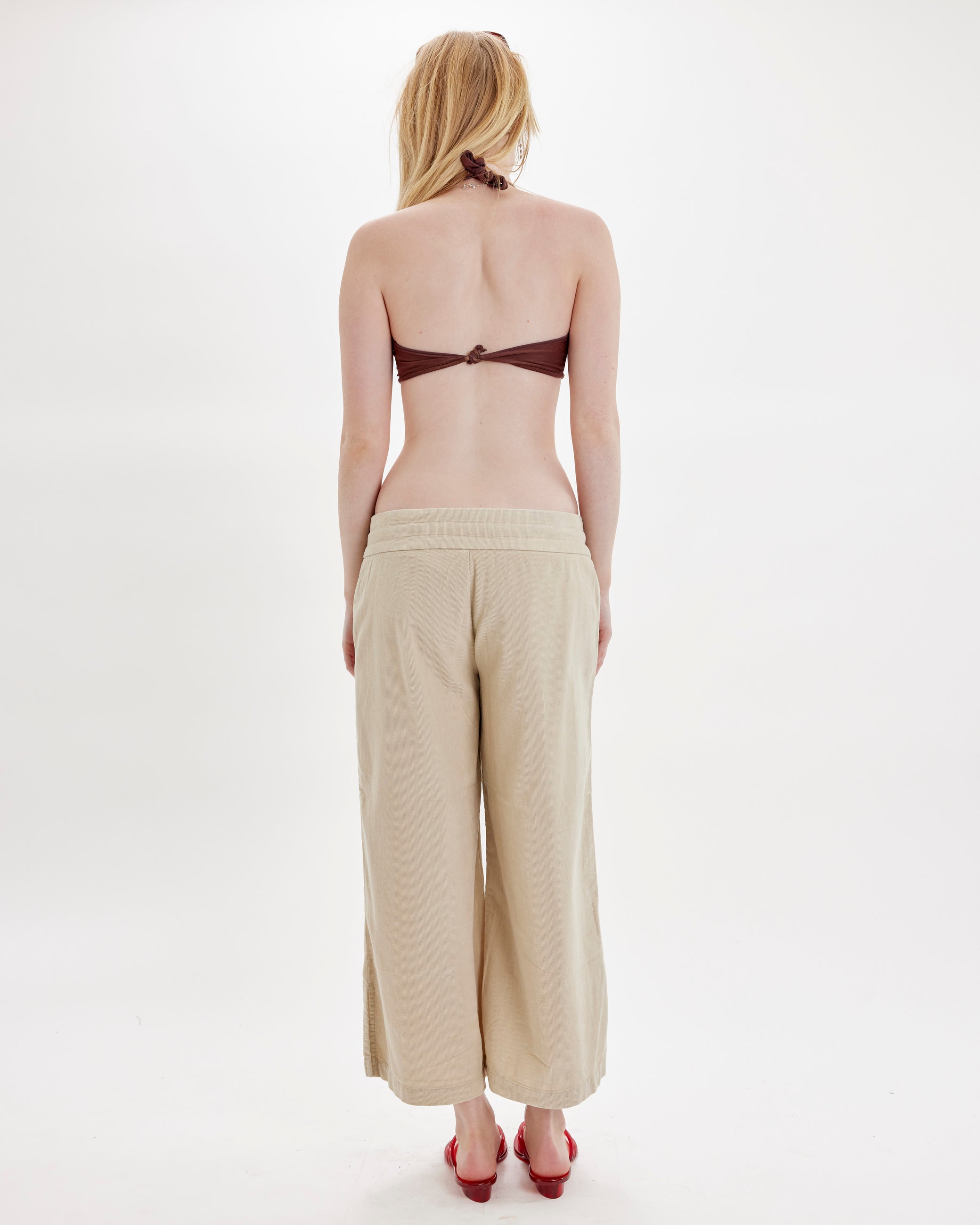 Light Corduroy Cropped Pant