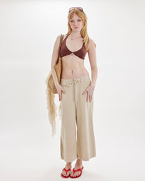 Light Corduroy Cropped Pant