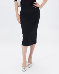 Contrast Lining Pencil Skirt