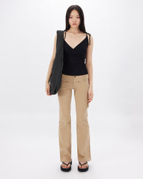 Tie Shoulder Knit Cami