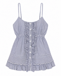 Stripe Babydoll Cotton Cami