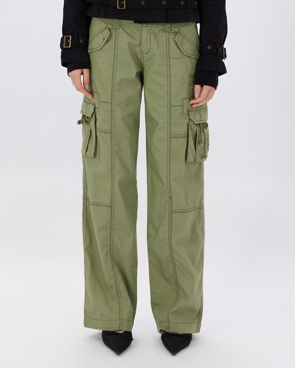 Classic Light Cotton Cargo - Khaki