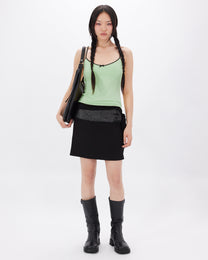Polka Dot Tie Cami - Mint