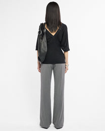 Double Button Rayon Lowrise Trousers