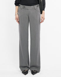 Double Button Rayon Lowrise Trousers