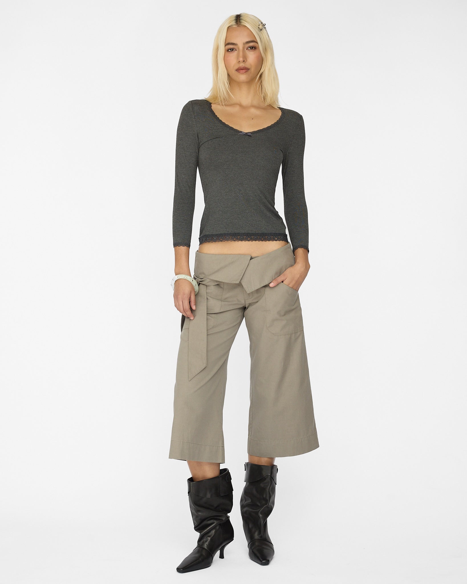 Fisherman Capri - Khaki