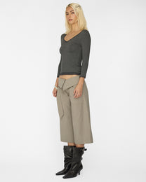 Fisherman Capri - Khaki