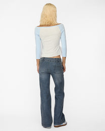 Straight Leg Lightweight Jeans - Classic Vintage Denim