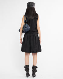 Double Breasted Sleeveless Wool Vest