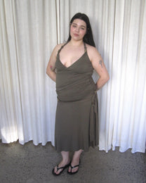 Forest Fairy Jersey Halter Dress